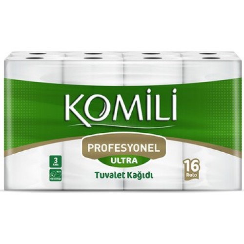 KOMİLİ ULTRA 48'Lİ 3 KAT TUVALET KAĞIDI 16X3 PAKET