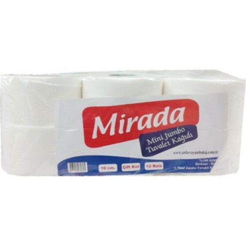 MİRADA MİNİ JUMBO TUVALET KAĞIDI 10 CM 12'Lİ PAKET