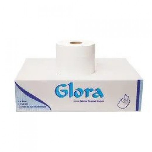 GLORA İÇTEN ÇEKME WC KAĞIDI (CİMRİ) 13.5 CM 6'LI PAKET