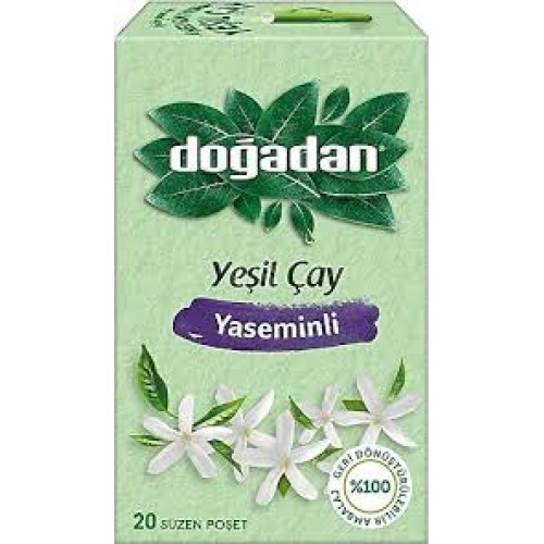 DOĞADAN YASEMİN YEŞİL BARDAK BİTKİ ÇAYI 20'Lİ DOĞADAN YASEMİN YEŞİL BARDAK BİTKİ ÇAYI 20'Lİ