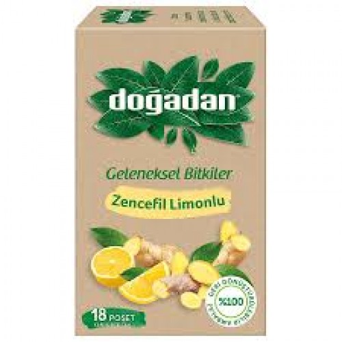 DOĞADAN ZENCEFİL LİMON BARDAK BİTKİ ÇAYI 20 'Lİ DOĞADAN ZENCEFİL LİMON BARDAK BİTKİ ÇAYI 20 'Lİ