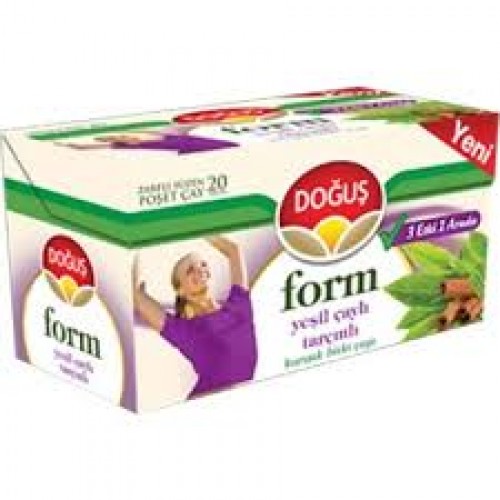 DOĞUŞ FORM YEŞİL ÇAYLI TARÇINLI 20'Lİ DOĞUŞ FORM YEŞİL ÇAYLI TARÇINLI 20'Lİ