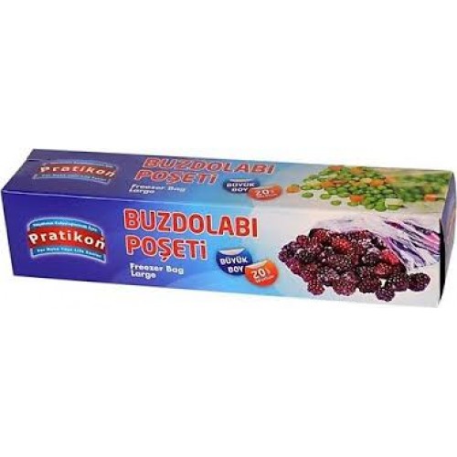 GIDA POŞET BUZDOLABI BÜYÜK PRATİKON 30x45 GIDA POŞET BUZDOLABI BÜYÜK PRATİKON 30x45