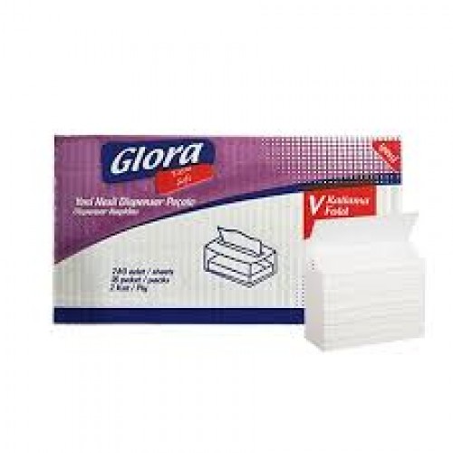 GLORA V KAT DİSPENSER PEÇETE 250'Lİ GLORA V KAT DİSPENSER PEÇETE 250'Lİ
