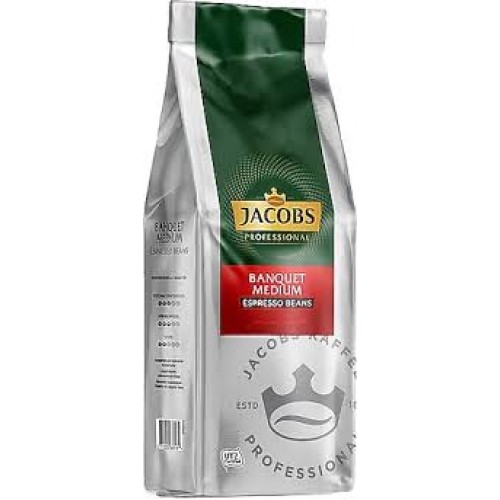 JACOBS BANQUET MEDIUM ESPRESSO BEANS ÇEKİRDEK KAHVE 1kg JACOBS BANQUET MEDIUM ESPRESSO BEANS ÇEKİRDEK KAHVE 1kg
