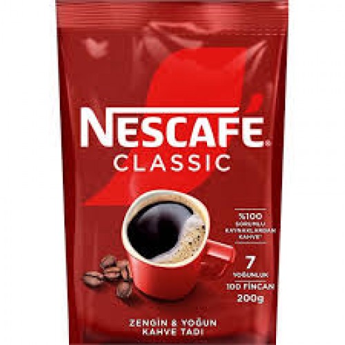 NESCAFE CLASSİC EKO PAKET 200 gr FOLYO NESCAFE CLASSİC EKO PAKET 200 gr FOLYO