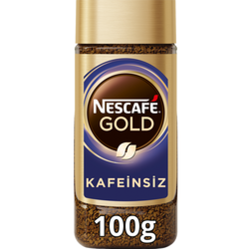 NESCAFE GOLD KAVANOZ KAFEİNSİZ 100 gr NESCAFE GOLD KAVANOZ KAFEİNSİZ 100 gr