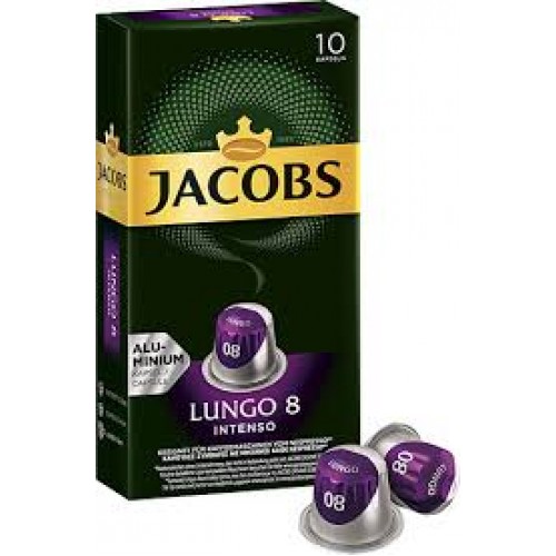 JACOBS KAPSÜL KAHVE LUNGO 8 INTENSO 10'LU JACOBS KAPSÜL KAHVE LUNGO 8 INTENSO 10'LU