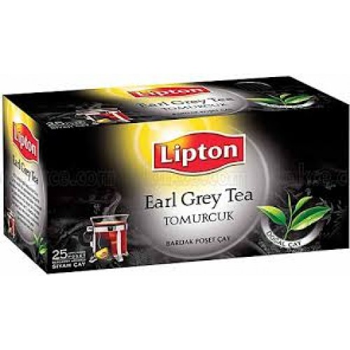 LİPTON EARL GREY BARDAK POŞET ÇAY 25 x 2 gr LİPTON EARL GREY BARDAK POŞET ÇAY 25 x 2 gr
