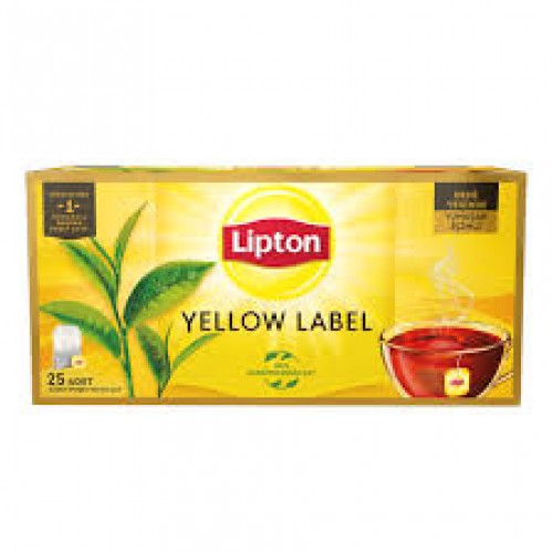 LİPTON YELLOW LABEL BARDAK POŞET ÇAY 25 x 2 gr LİPTON YELLOW LABEL BARDAK POŞET ÇAY 25 x 2 gr