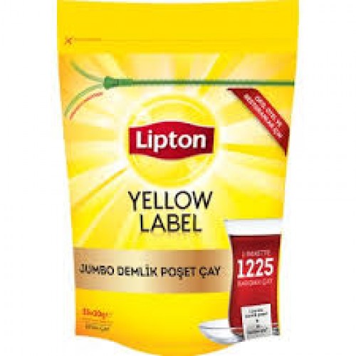 LİPTON YELLOW LABEL JUMBO DEMLİK POŞET ÇAY 35 x 20 gr LİPTON YELLOW LABEL JUMBO DEMLİK POŞET ÇAY 35 x 20 gr