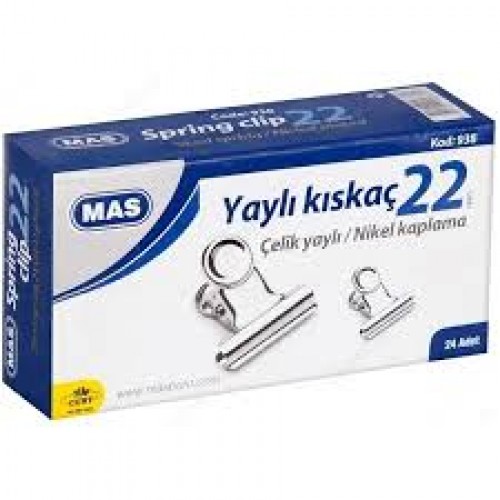 MAS 938 METAL KISKAÇ 22 mm 24 Adet