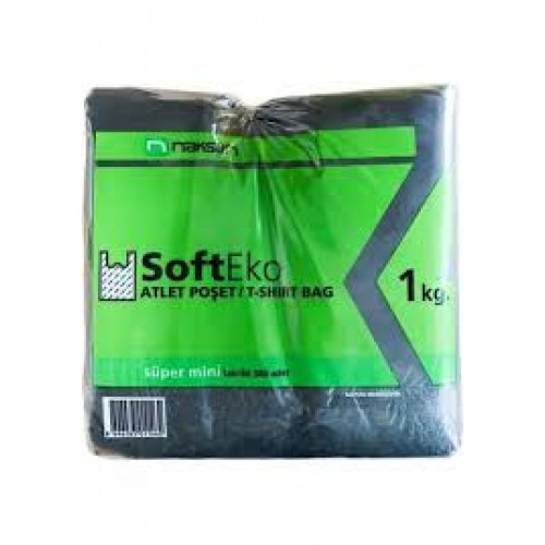 SÜPER MİNİ ATLET POŞET SİYAH SOFTEKO 1 KG SÜPER MİNİ ATLET POŞET SİYAH SOFTEKO 1 KG