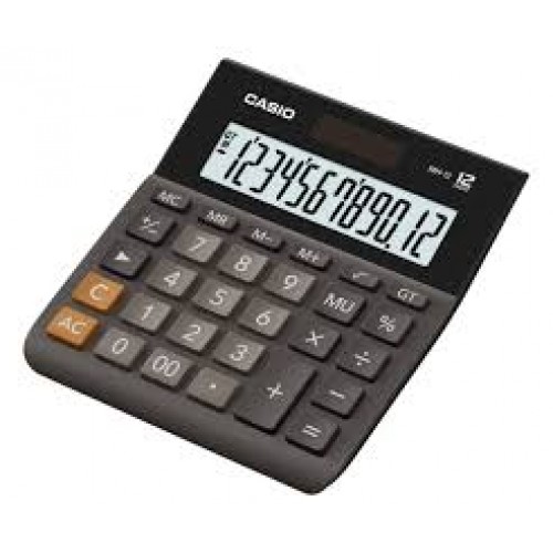CASİO MASAÜSTÜ HESAP MAKİNESİ MH-12-BK CASİO MASAÜSTÜ HESAP MAKİNESİ MH-12-BK