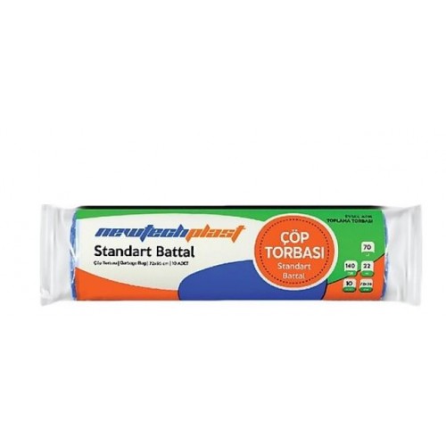 NEWTECH ÇÖP POŞETİ BATTAL 300 GR 20 RULO * 10 ADET NEWTECH ÇÖP POŞETİ BATTAL 300 GR 20 RULO * 10 ADET