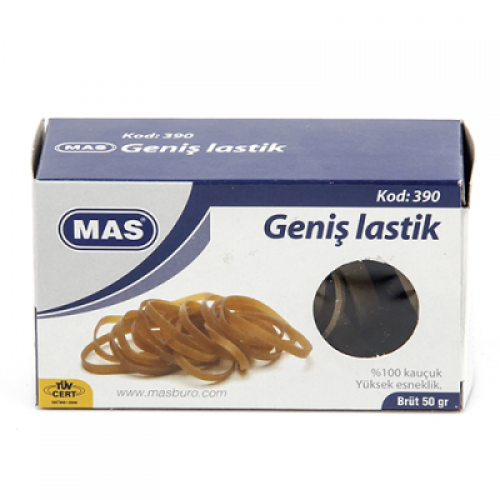 MAS AMBALAJ LASTİĞİ GENİŞ KUTU 50gr MAS AMBALAJ LASTİĞİ GENİŞ KUTU 50gr