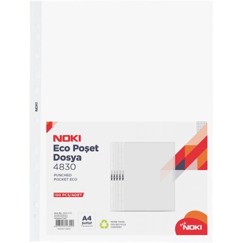 NOKİ POŞET DOSYA ECO 100'LÜ NOKİ POŞET DOSYA ECO 100'LÜ