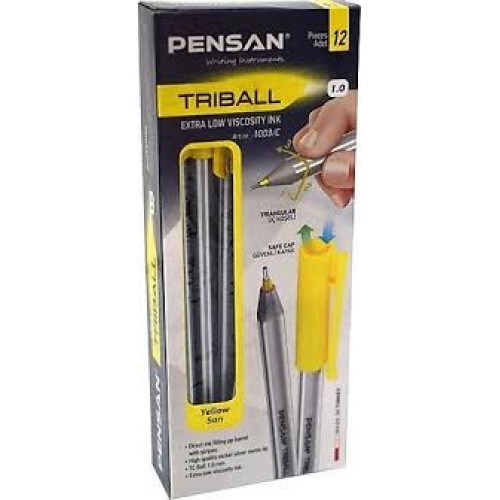 PENSAN TRİBALL 1003 TÜKENMEZ KALEM 1.0 mm 12 Adet - Tek Renk PENSAN TRİBALL 1003 TÜKENMEZ KALEM 1.0 mm 12 Adet - Tek Renk